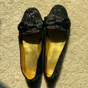 Kate Spade Bow Flats size 8